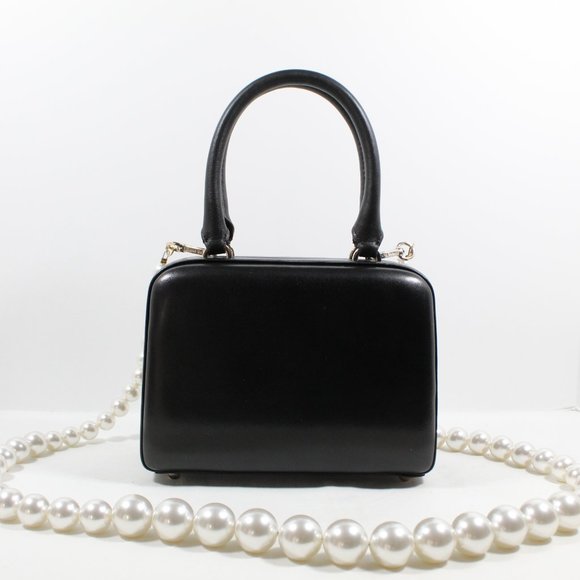 SIMONE ROCHA Mini Leather Case Bag - Black - Picture 3 of 8